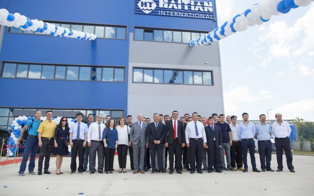 Feierliche Eröffnung der neuen Fabrik in der haitianischen Türkei